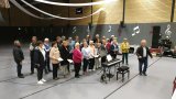 Orchesterprobe in der Halle & Geburtstagsst&auml;ndchen durch den Gemischten Chor C&auml;cilia Lutten