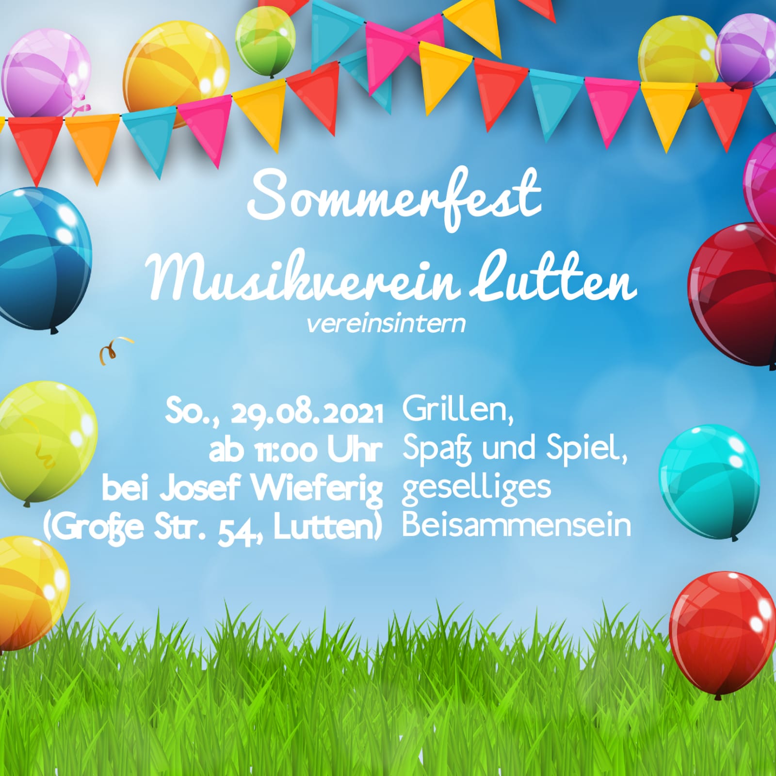 Flyer Sommerfest 2021